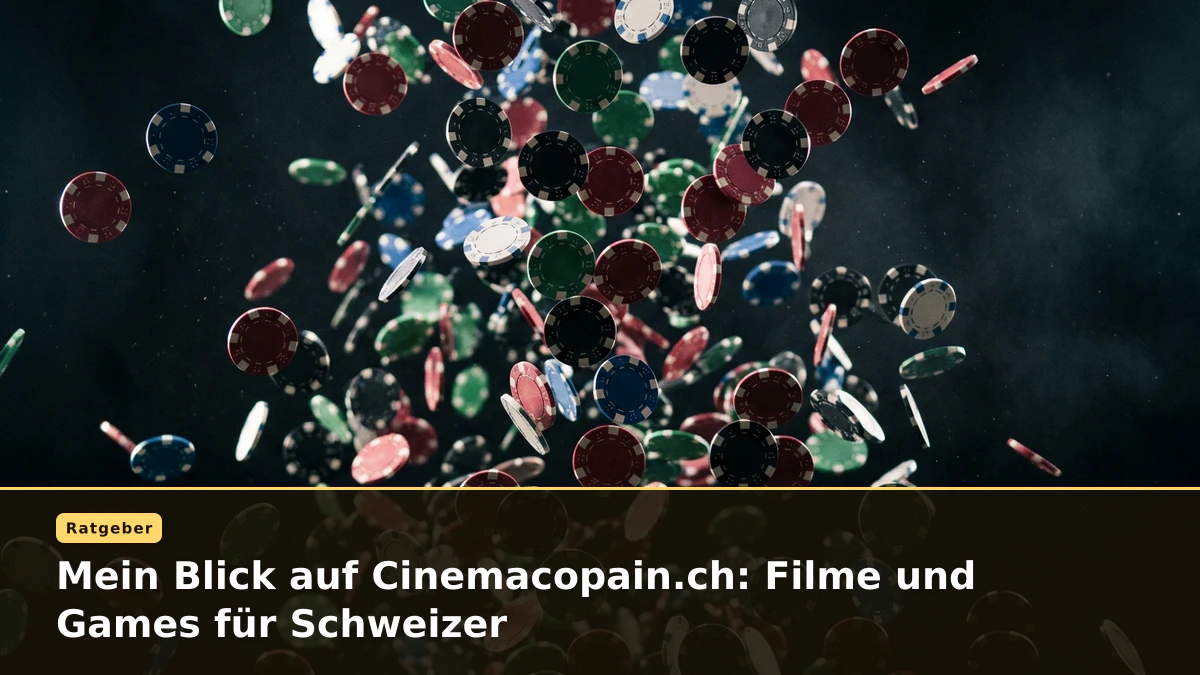 Mein Blick auf Cinemacopain.ch: Filme und Games für Schweizer