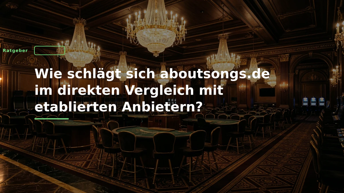 Wie schlägt sich aboutsongs.de im direkten Vergleich mit etablierten Anbietern?