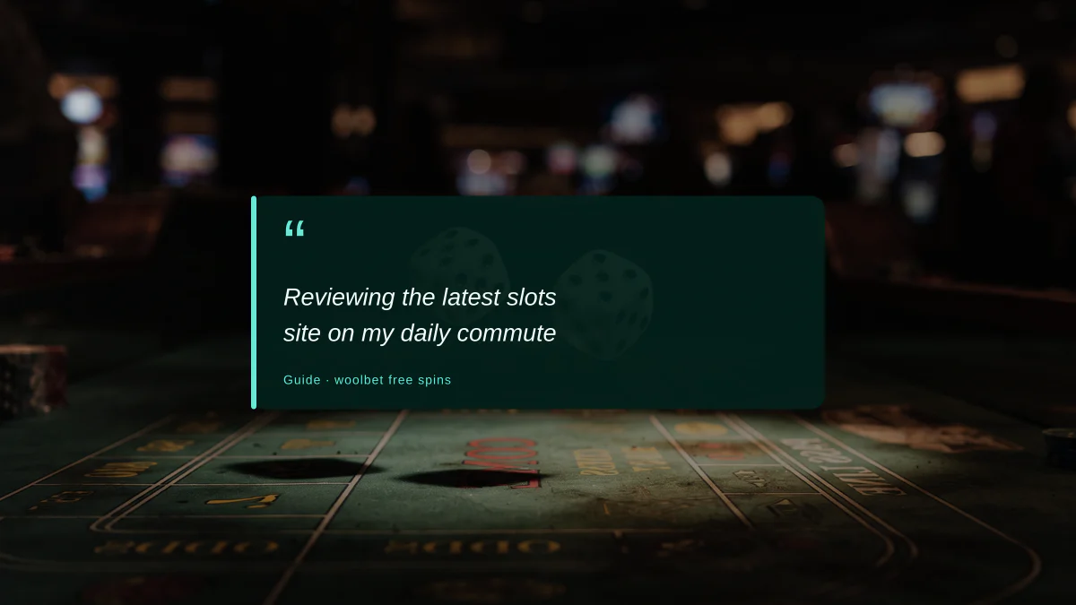 Reviewing the latest slots site on my daily commute