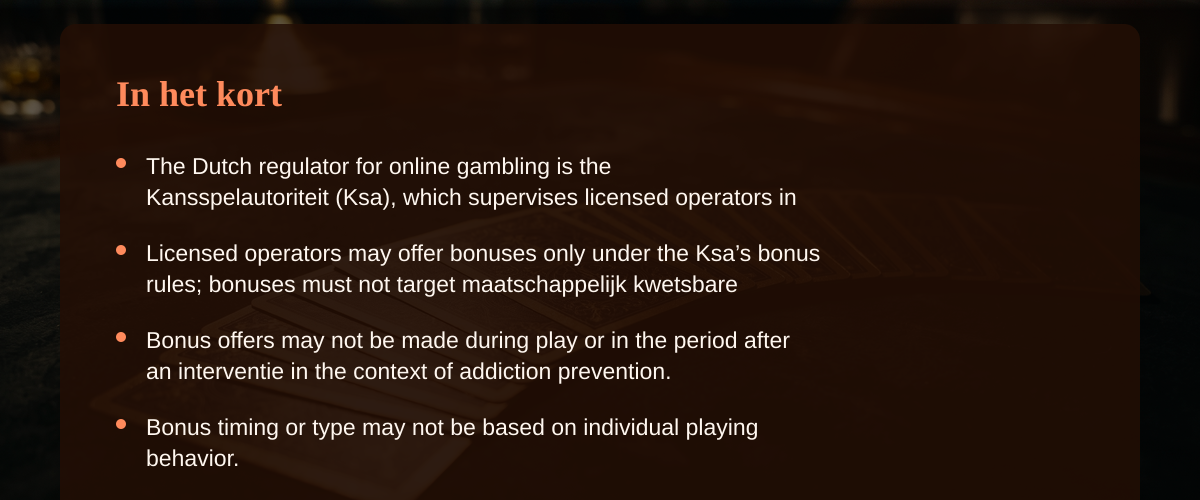 Casino bonus nederlandse: wat wint en wat verliest de speler? — In het kort