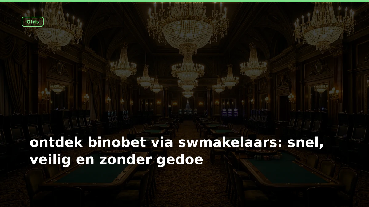 ontdek binobet via swmakelaars: snel, veilig en zonder gedoe