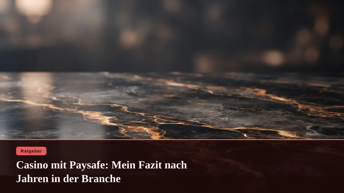 Casino mit Paysafe: Mein Fazit nach Jahren in der Branche