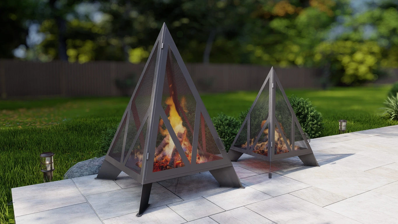 Pyramid Chimenea view 2