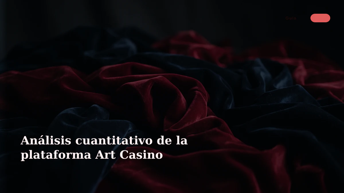 Análisis cuantitativo de la plataforma Art Casino