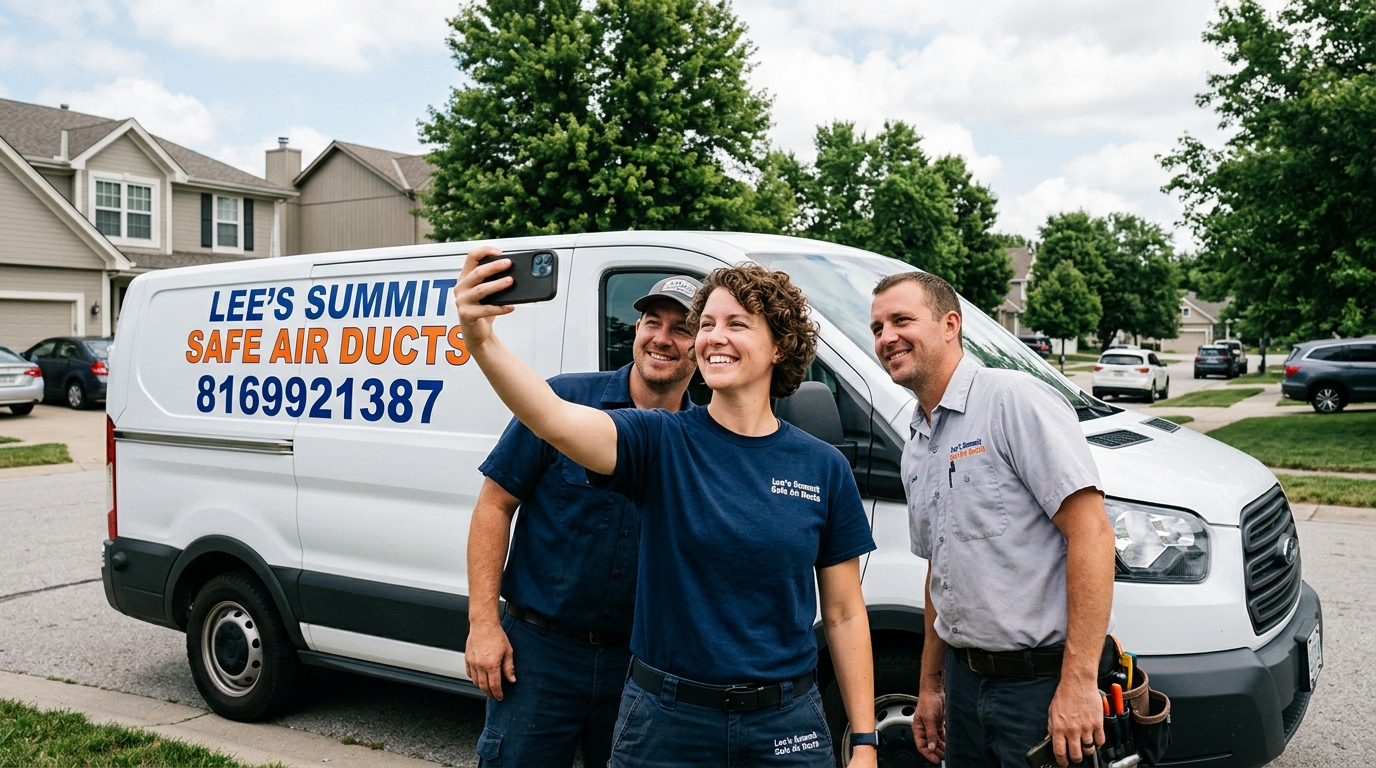 Lee's Summit Safe Air Ducts team at work