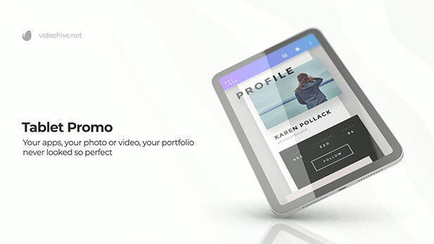 Tablet App Promo - Website Presentation Tablet App Promo - Website Presentation