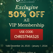 VIP Discount Xmas Promo