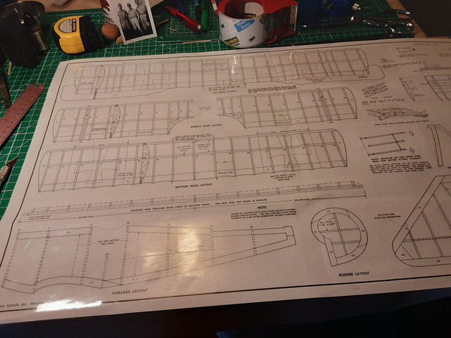 I discovered that covering the plans with plastic packing tape works loads better than wax paper, or plastic wrap. Car must be taken to avoid wrinkles.