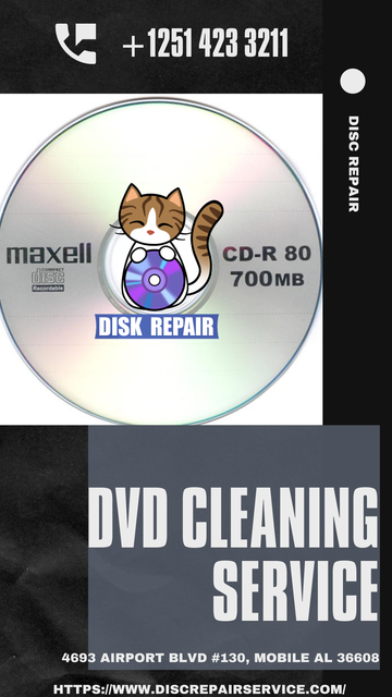 Get a top-notch dvd cleaning service that stands for a long time solution. Have an unmatched cleaning solution that lasts long. Disc Repair offers a plethora of dvd cleaning solution that suits best.