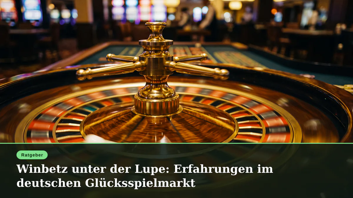 Winbetz unter der Lupe: Erfahrungen im deutschen Glücksspielmarkt