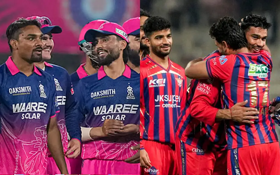 RR vs LSG Dream11 Prediction, Predicted Playing 11 & Stats for Match 64