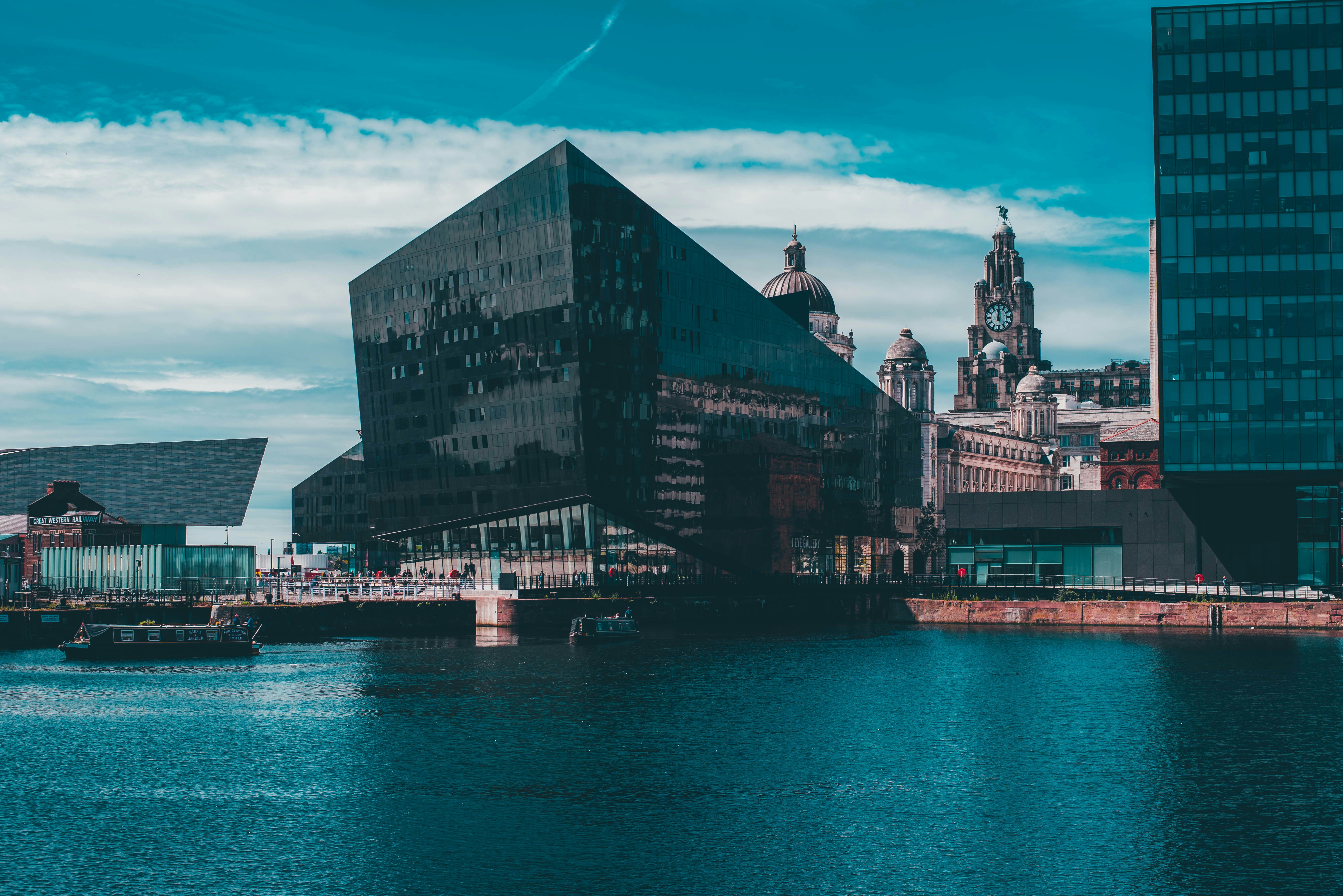 Bramley-Moore Dock waterfront close to Hill Dickinson Stadium