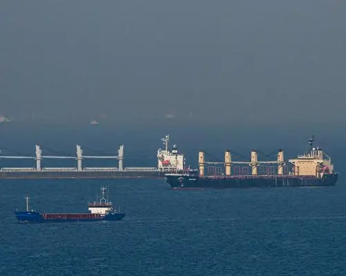 Ukraine Accuses Russia of Deadly Attack on Grain Ship