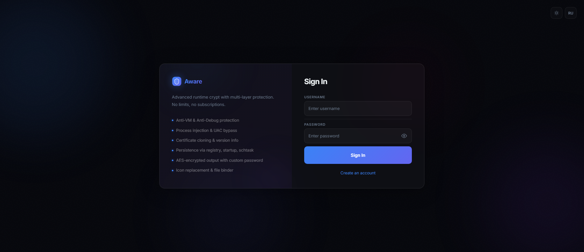 Screenshot of aware-cr1.com