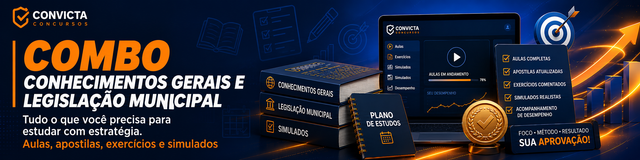 Combo Conhecimentos Gerais e Legislação Municipal
