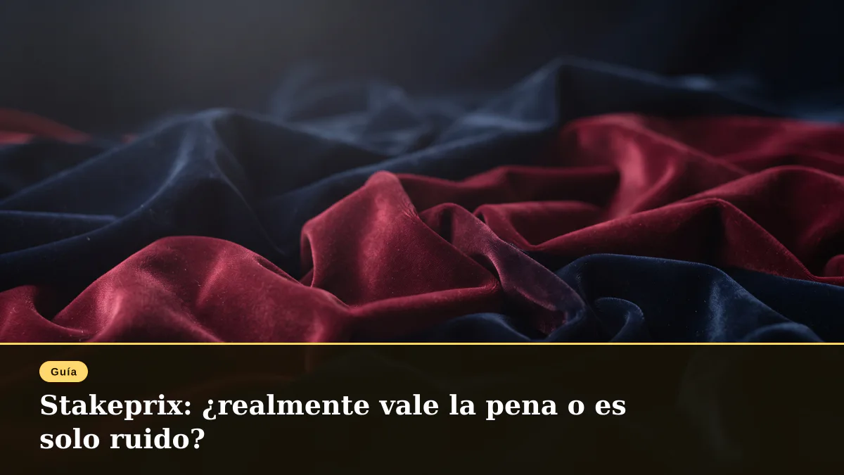 Stakeprix: ¿realmente vale la pena o es solo ruido?