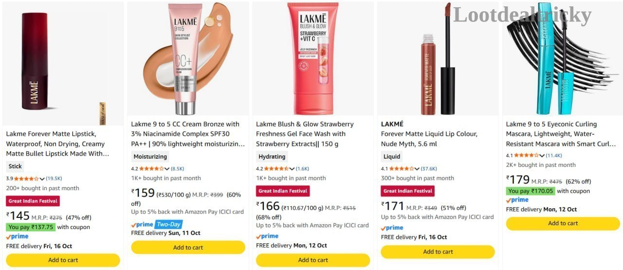 Lakme Beauty Products | Loot Lo
