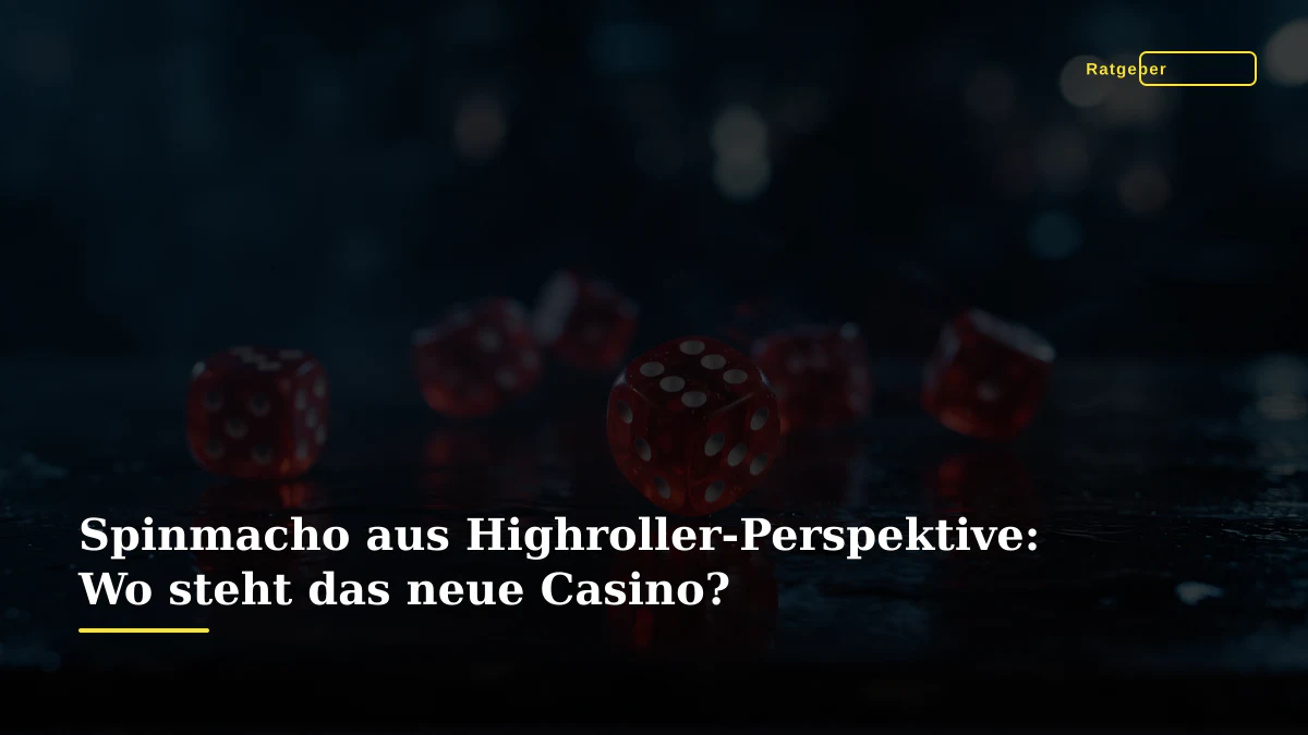 Spinmacho aus Highroller-Perspektive: Wo steht das neue Casino?