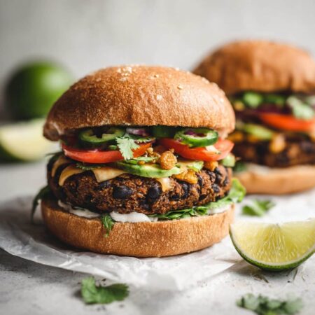 Spicy Black Bean Burgers: Juicy, Flavorful, Plant-Based Delight!