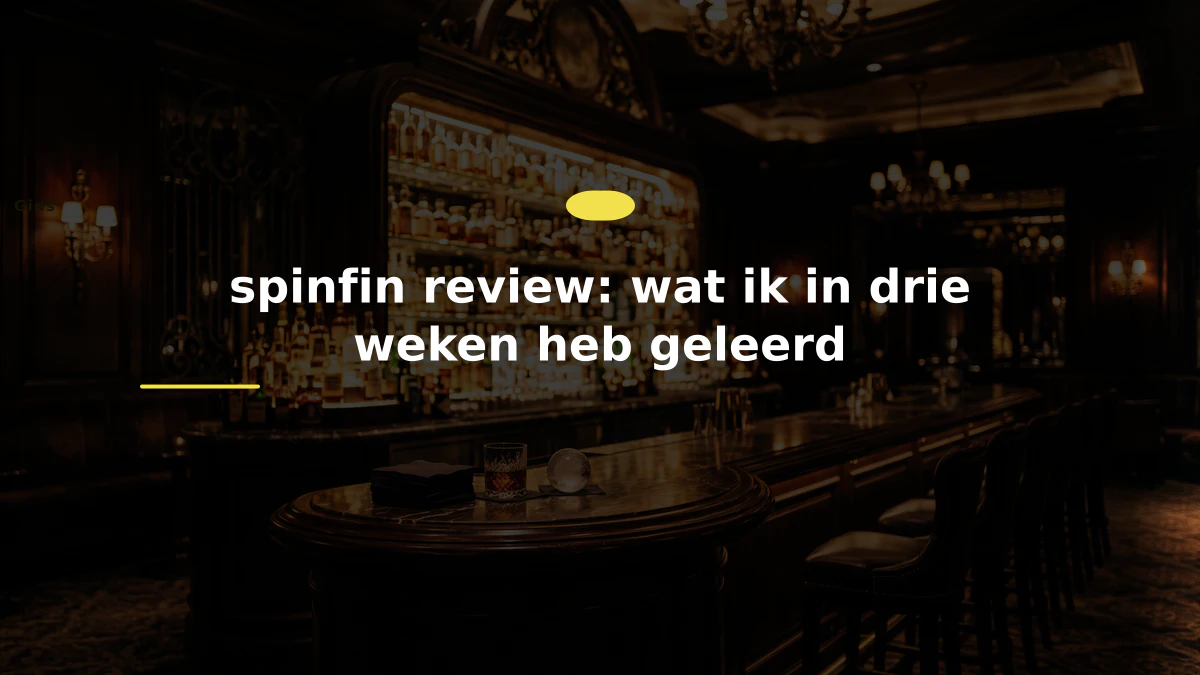 spinfin review: wat ik in drie weken heb geleerd