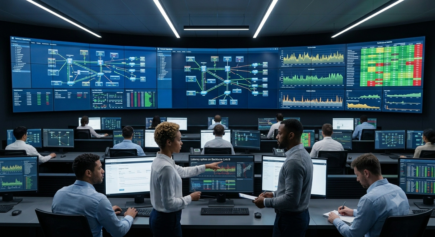 NOC Center Control Room
