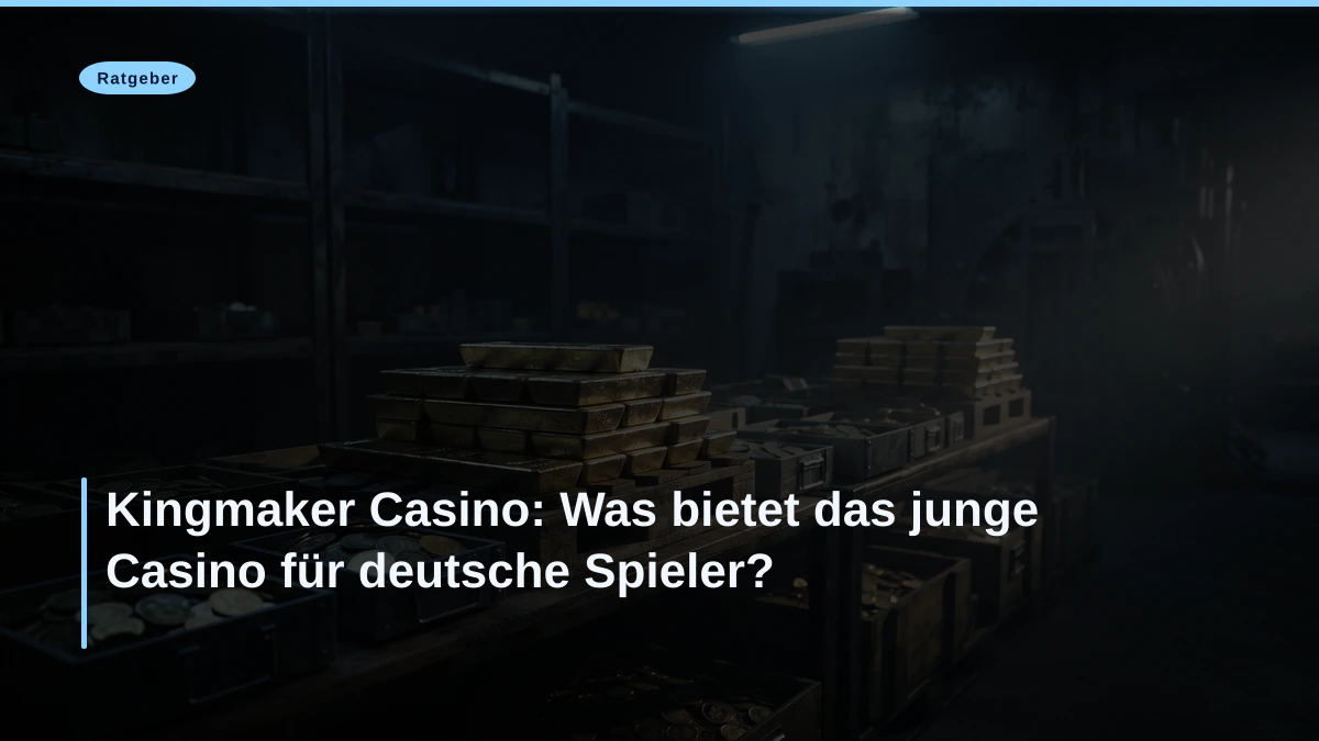 Kingmaker Casino: Was bietet das junge Casino für deutsche Spieler?