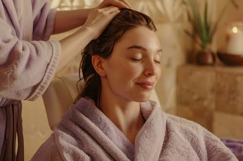 Salon care for damaged hair
