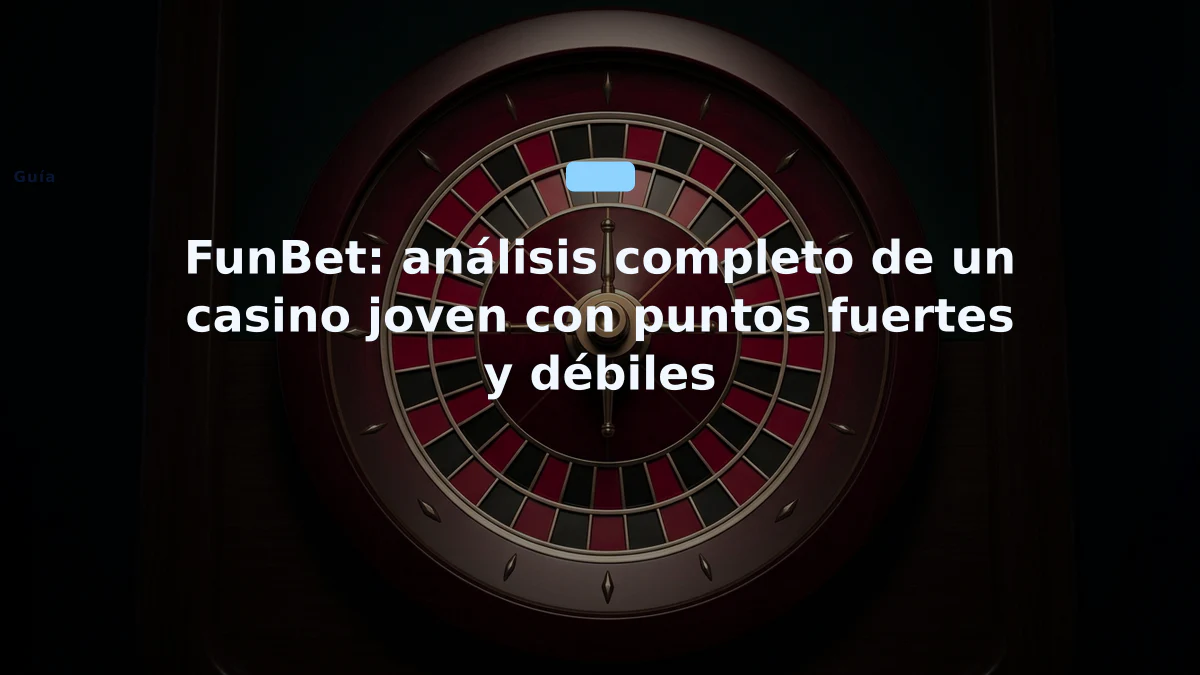 FunBet: análisis completo de un casino joven con puntos fuertes y débiles