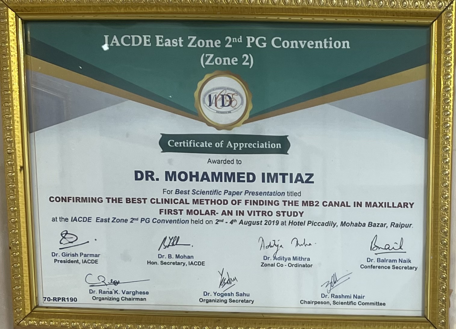 Professional Certificate