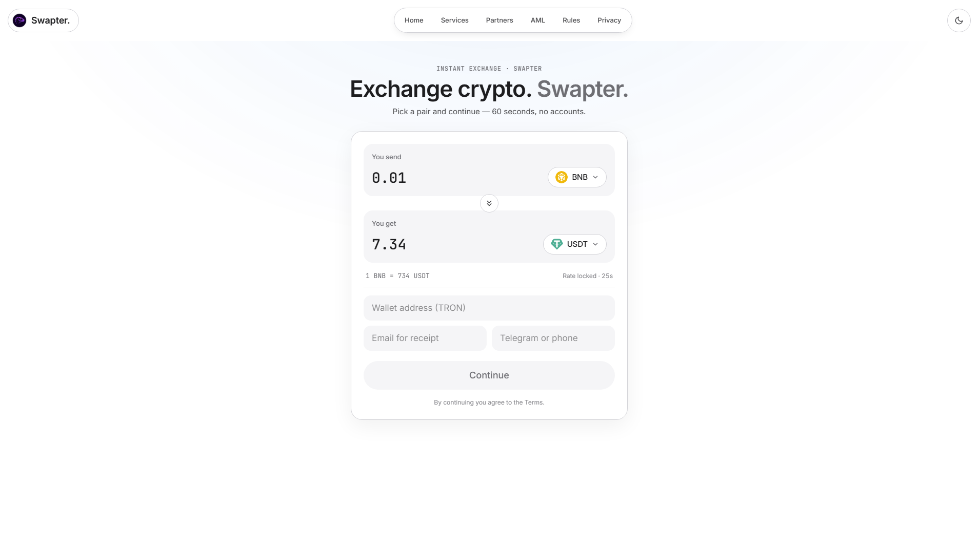 Сохранённый снимок swapters.com