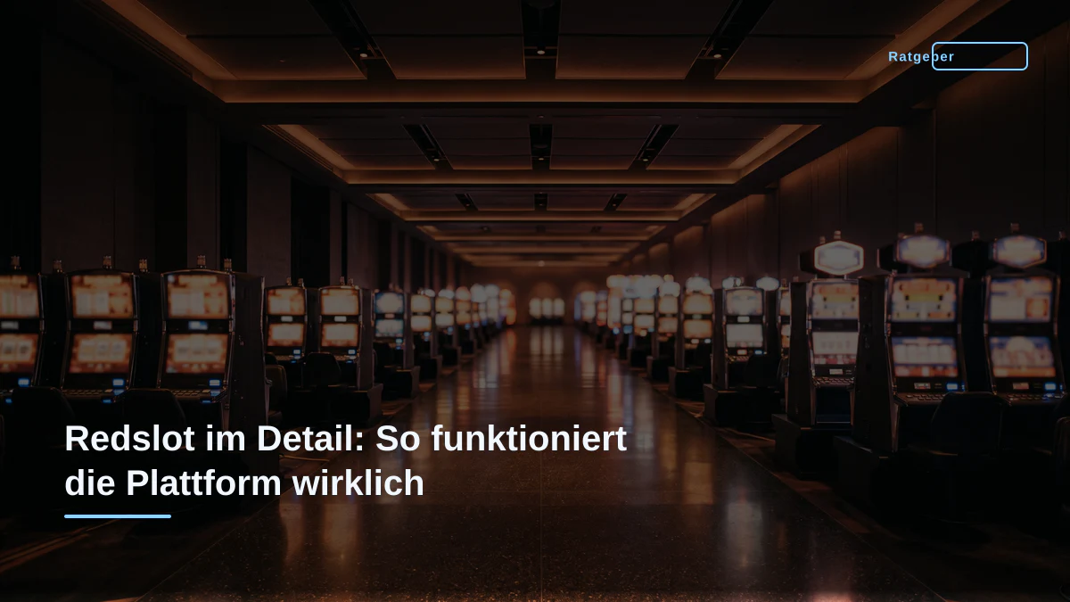 Redslot im Detail: So funktioniert die Plattform wirklich