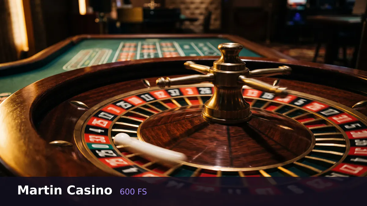 Martin Casino — Willkommensbonus 50 % Bonus ab 20 € + 600 FS