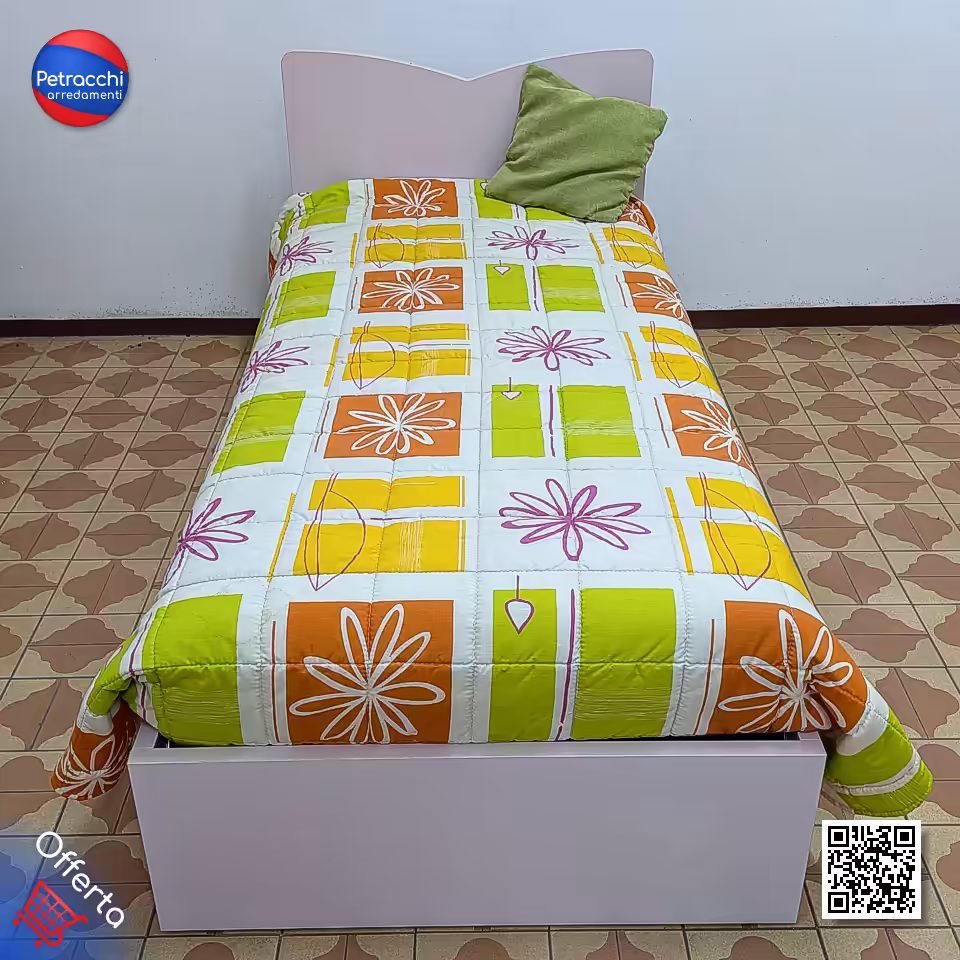 Letto singolo letto contenitore chiuso Letto singolo letto contenitore chiuso