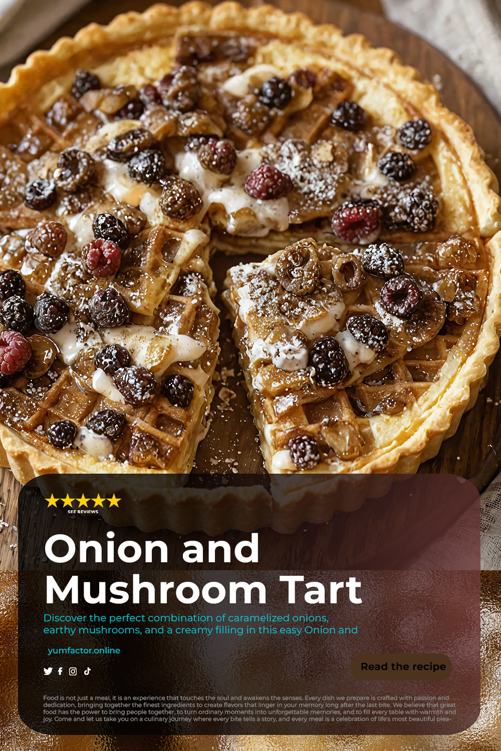 Onion and Mushroom Tart Recipe