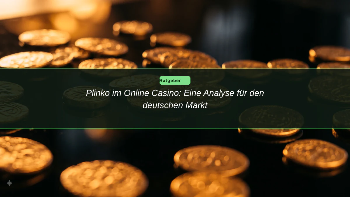 Plinko im Online Casino: Eine Analyse für den deutschen Markt