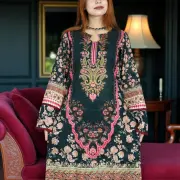SWISS PURE COTTON LAWN CLOUD 1012 BLACK 2