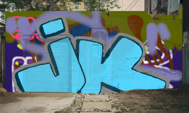Graffiti artwork by SOLAR