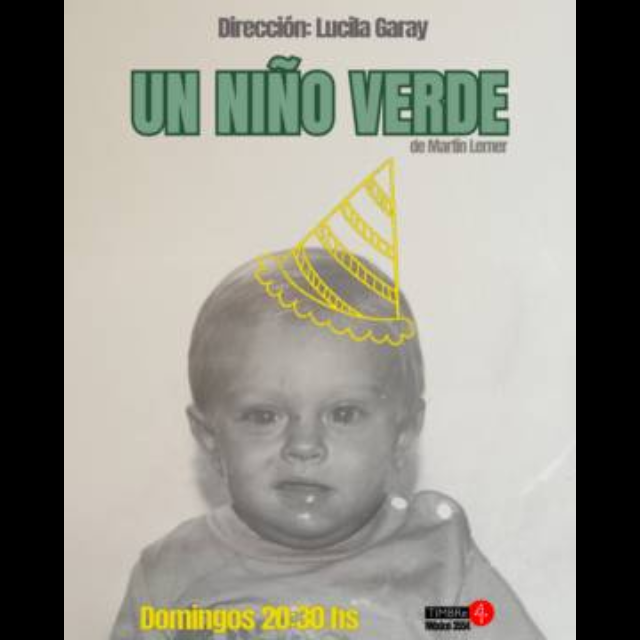 Un niño verde