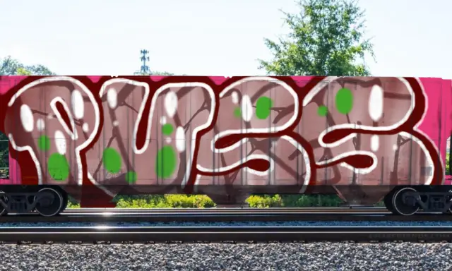 Graffiti artwork by Tkiz