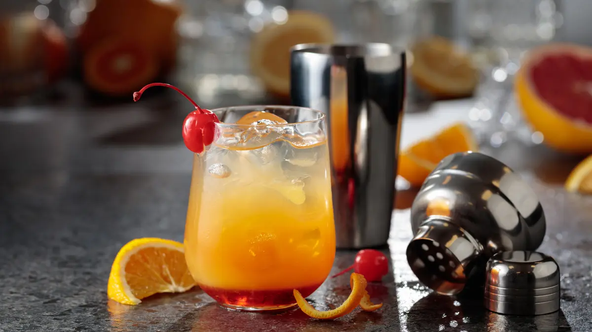 Bolder Tequila Sunrise with Smoky Twist