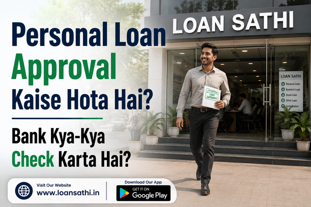 Personal Loan Approval Kaise Hota Hai? Bank Kya-Kya Check Karta Hai? Complete Process Guide | Loansathi.in