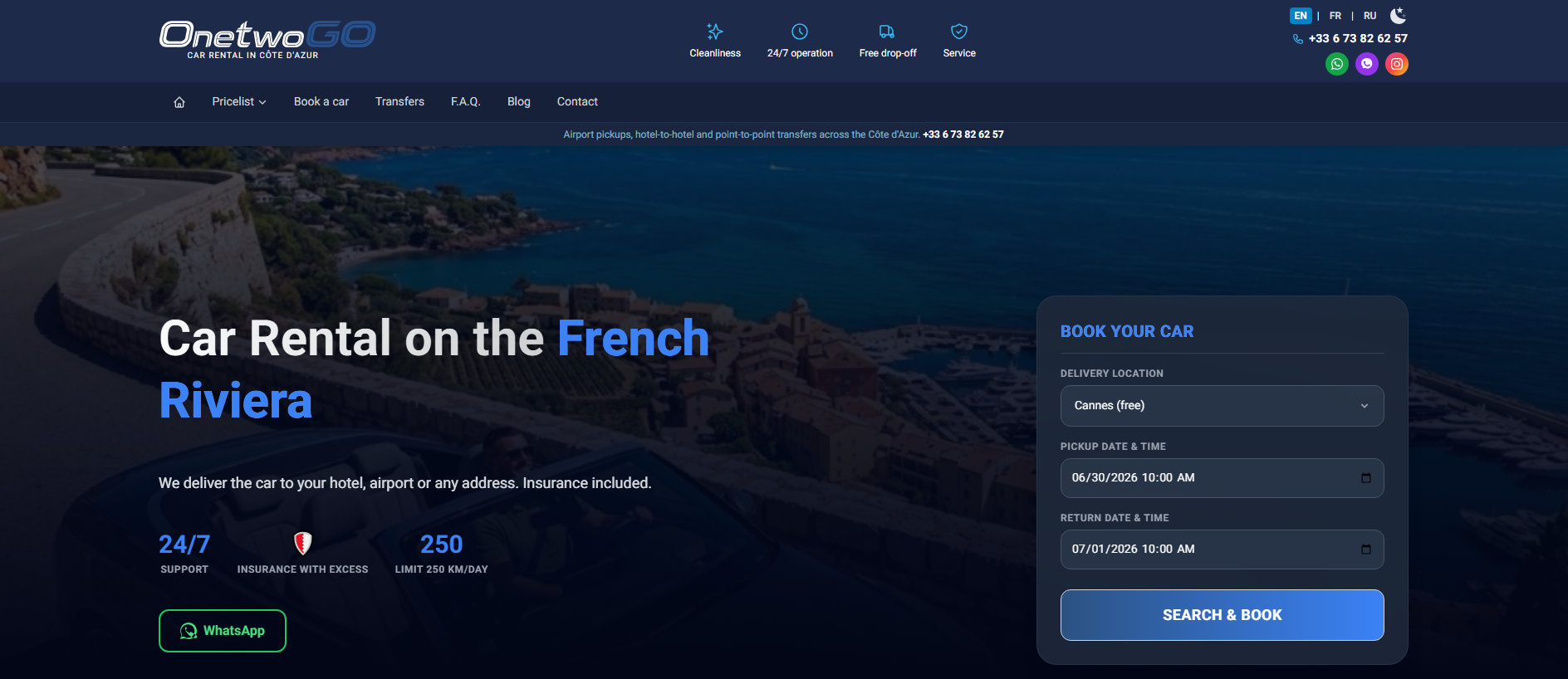 Screenshot of 12go.fr