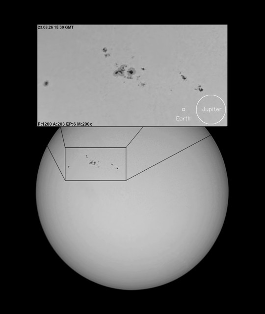 230826 Sun Spots