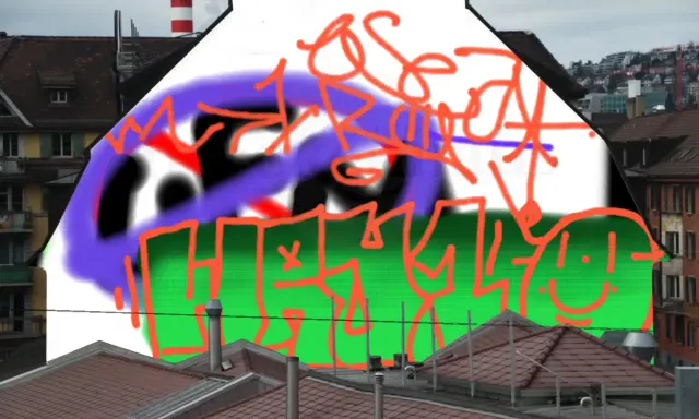 Graffiti artwork by DECAY
