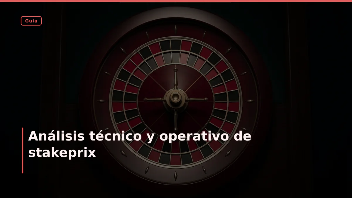 Análisis técnico y operativo de stakeprix