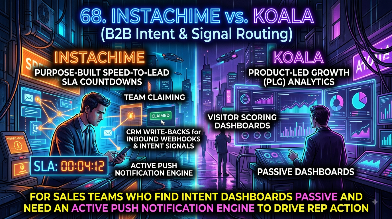 InstaChime vs. Koala: B2B Intent & Signal Routing Compared cover image