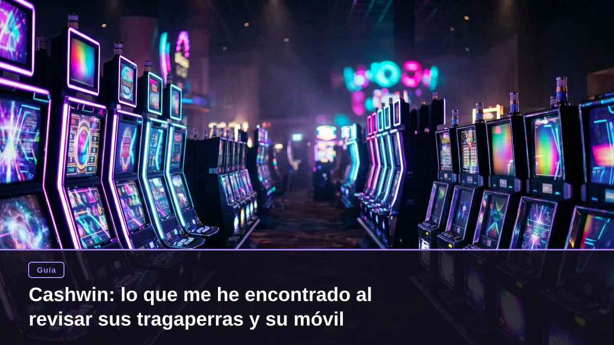 Cashwin: lo que me he encontrado al revisar sus tragaperras y su móvil