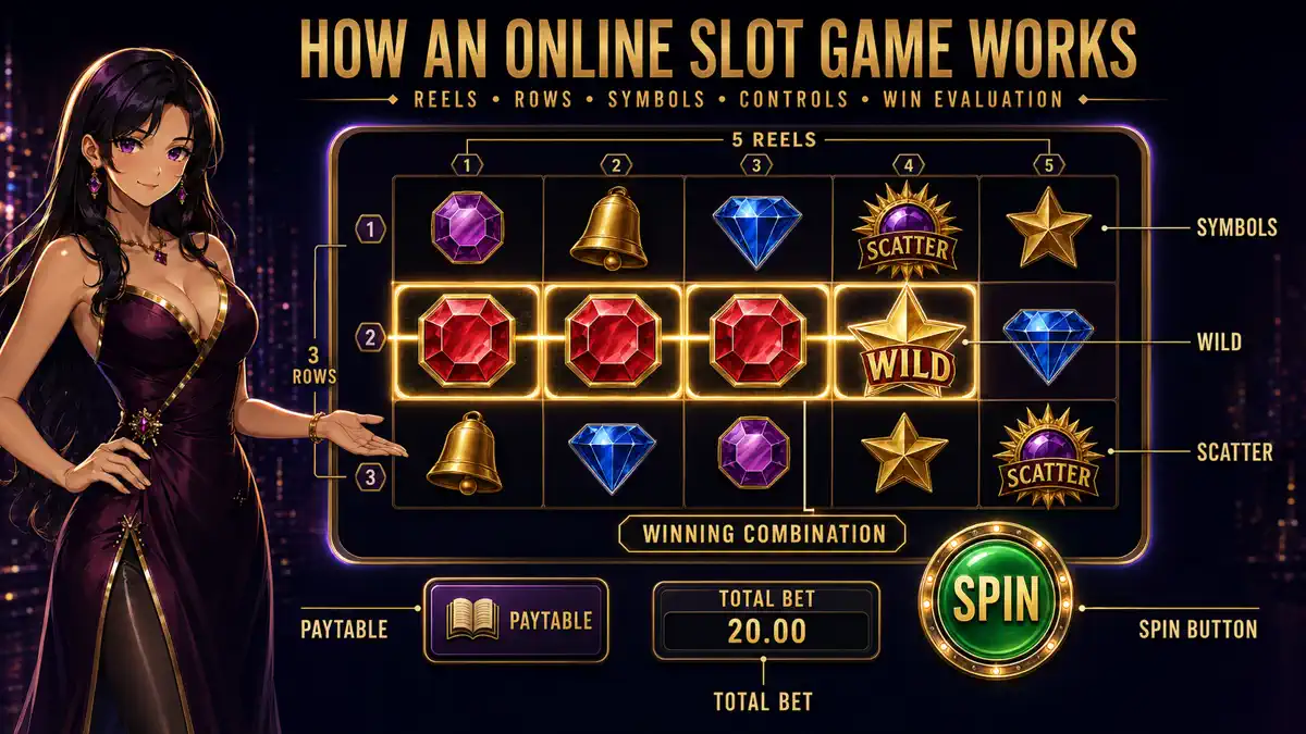 How Online Slot Games Work: Reels, Paylines and Features Explained