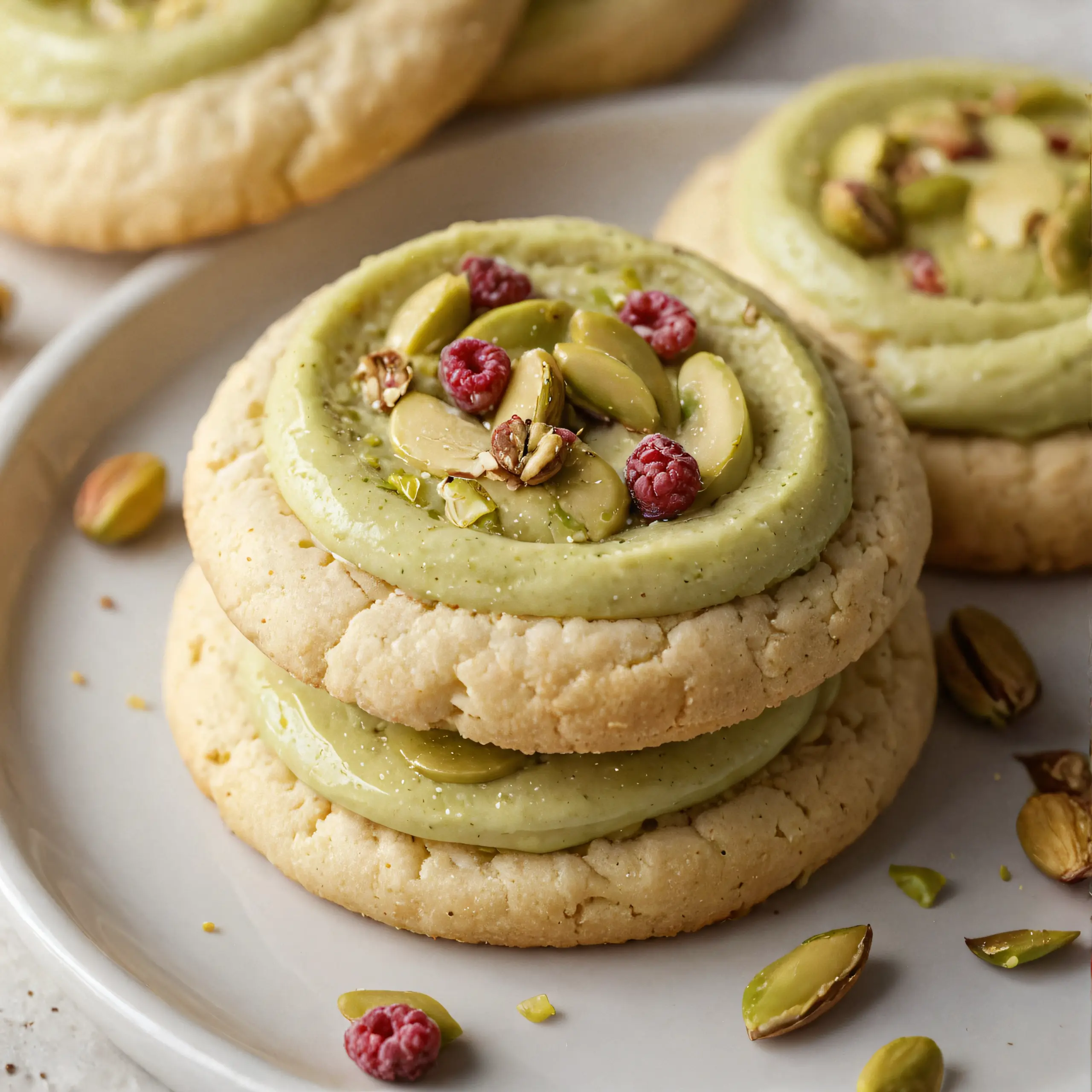 Pistachio Rose Cookie Recipe