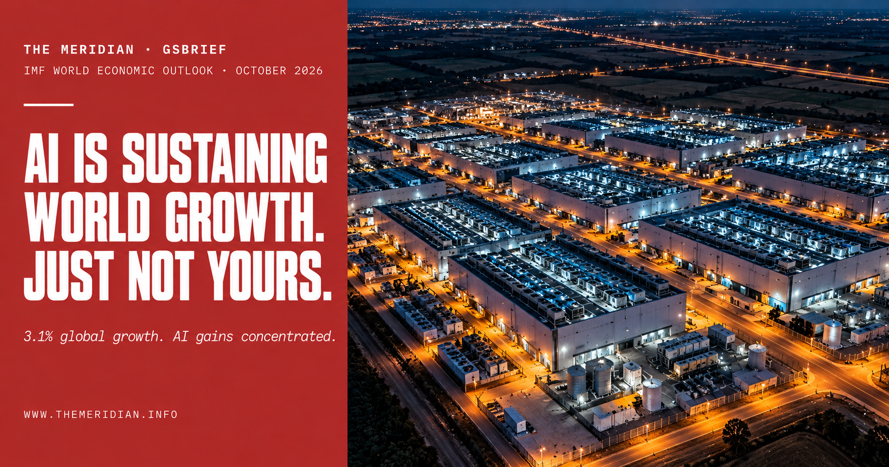The IMF Says AI Is Holding Up World Growth. The Problem Is That Almost Nobody Outside a Handful of Countries Is Benefiting From It. - GSBrief - The Meridian
